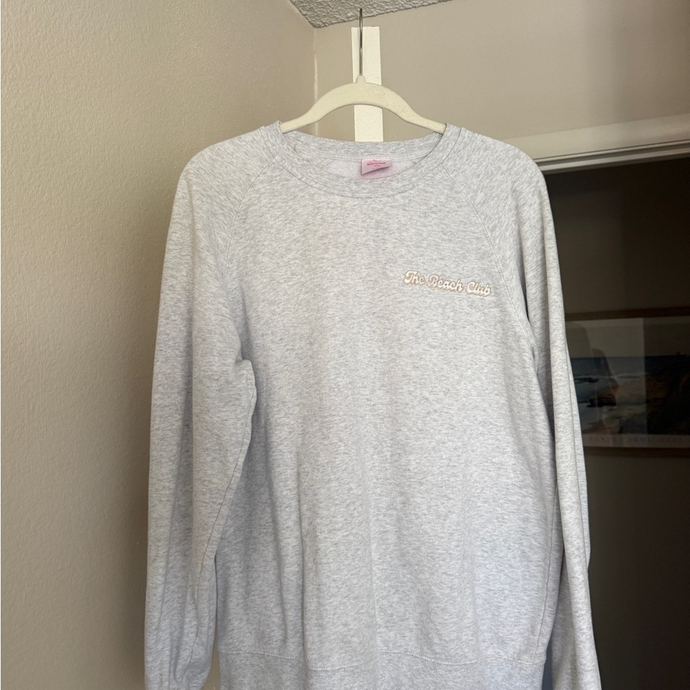 The Beach Club Grey Crewneck